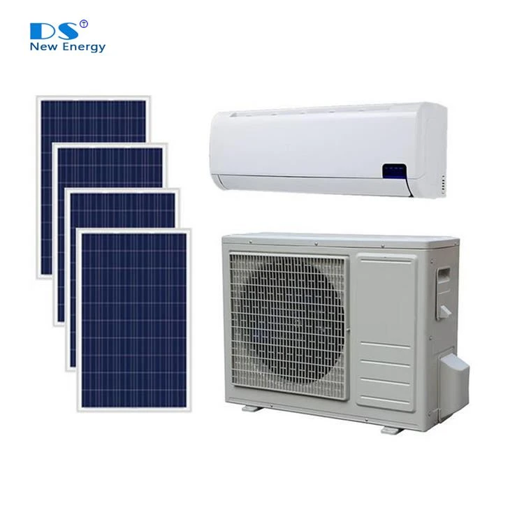 AC DC hybride 18000btu zonne-airconditioner